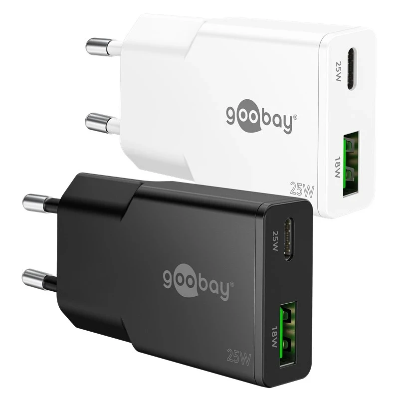 2xUSB (A+C) laadija 240V 25W