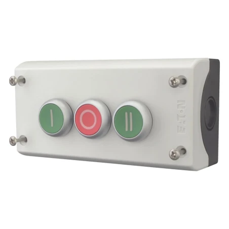 M22-I3-M1  Nupu karp 3 ava IP67 koos nuppudega