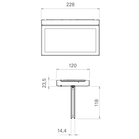 FT2ED4IATL18 Emegency luminaire Autotest