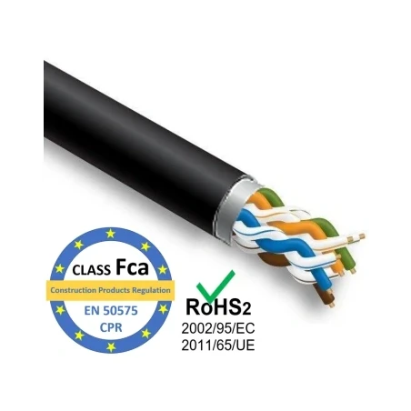 Arvuti välikaabel varjega F/UTP CAT5E must