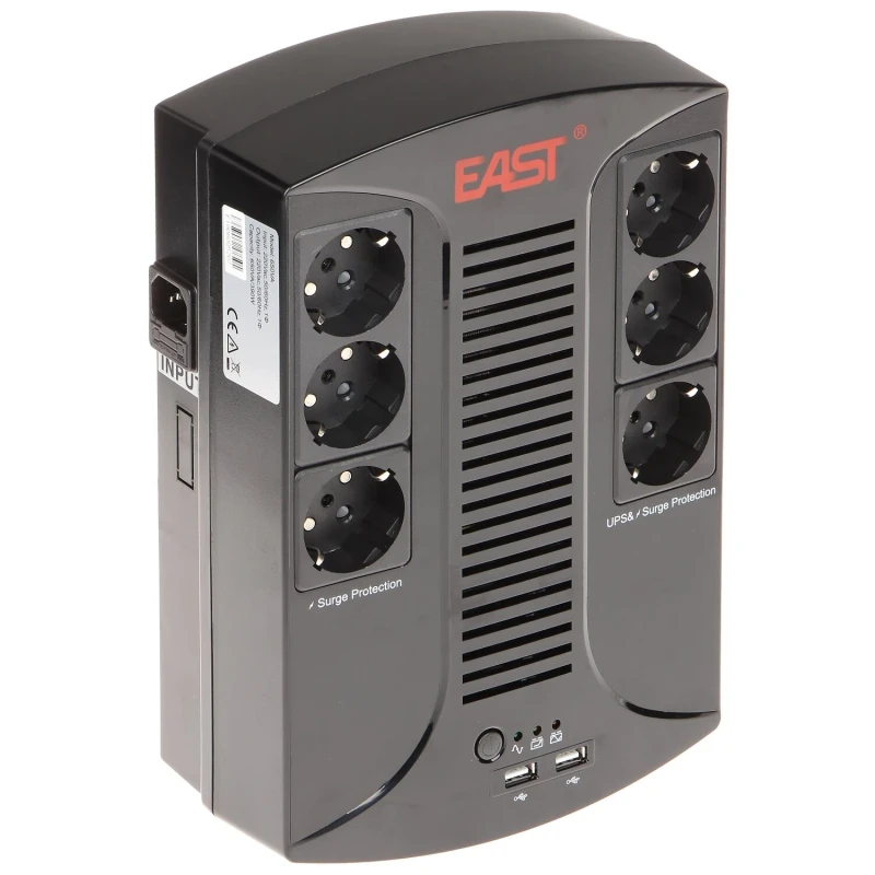 UPS 850VA/480W line interactive, USB EAST