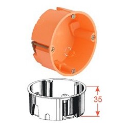 Madal kipsplaadi toos Ø68mm h35mm