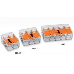 221-4 Wago avatav klemm 0,14-4mm² 32A