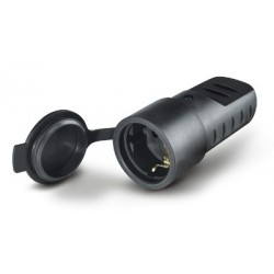 Kummi jätkupesa 16A kaanega IP44