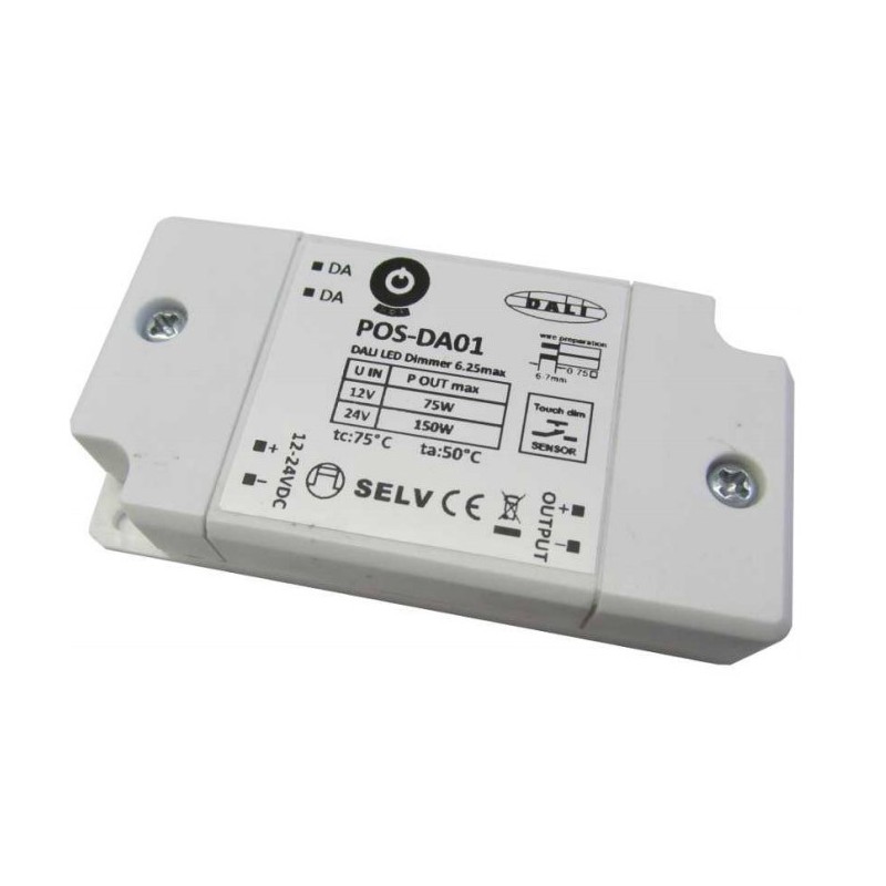 POS-DA01 DALI led dimmer 12/24V 6,25A