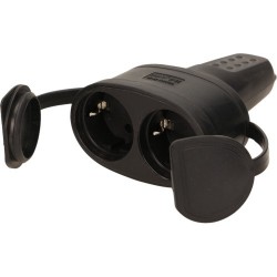 2-ne kummi jätkupesa IP44