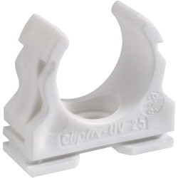 Clipfix-UV toruklamber valge