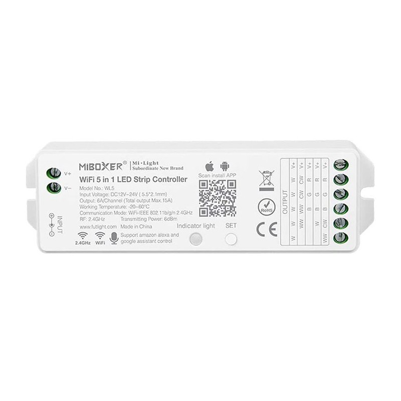 WL5 Led riba dimmer 12-24V 15A  5 in 1