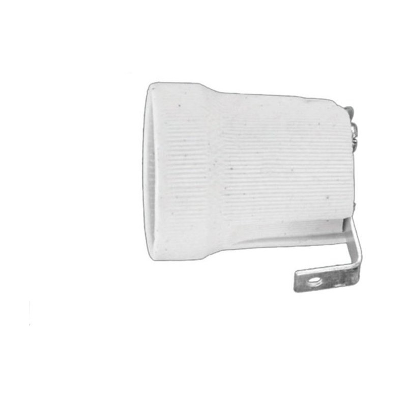 Ceramic lampholder E27 with fitting