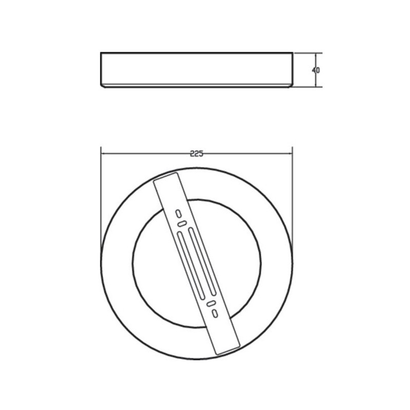 DN065C D225 downlight IP20