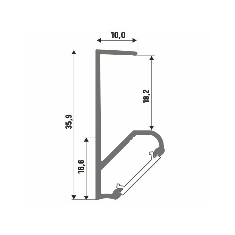 Q18 mööbli ledprofiil