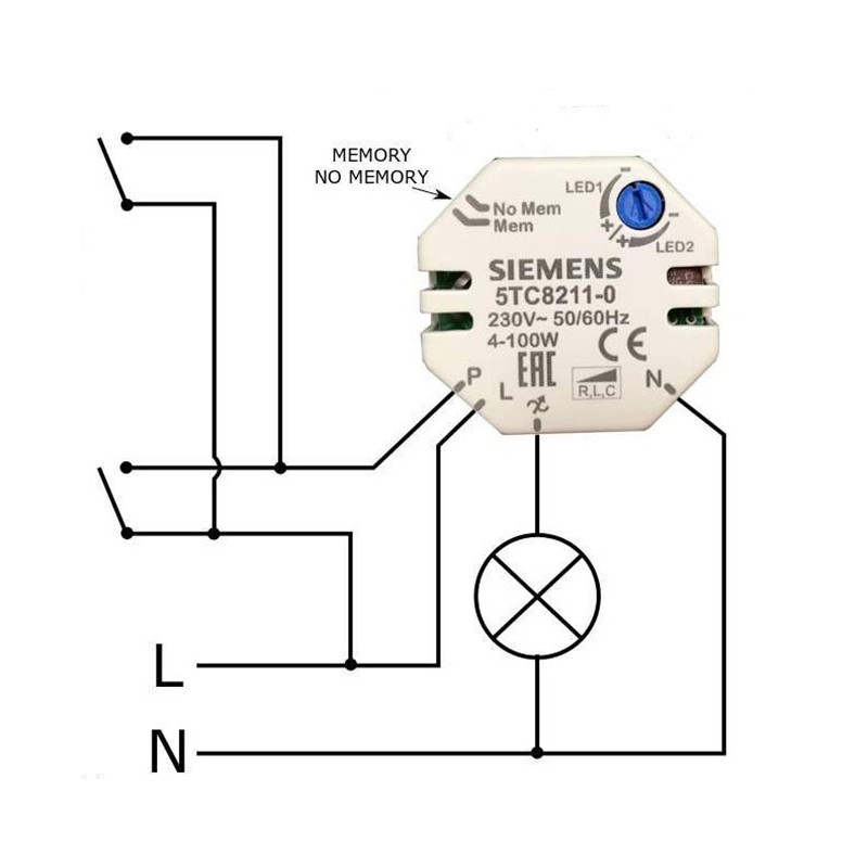 5TC8211-0 dimmer harutoosi Siemens