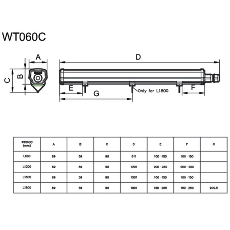 WT060C G4 IP65 tööstusvalgusti