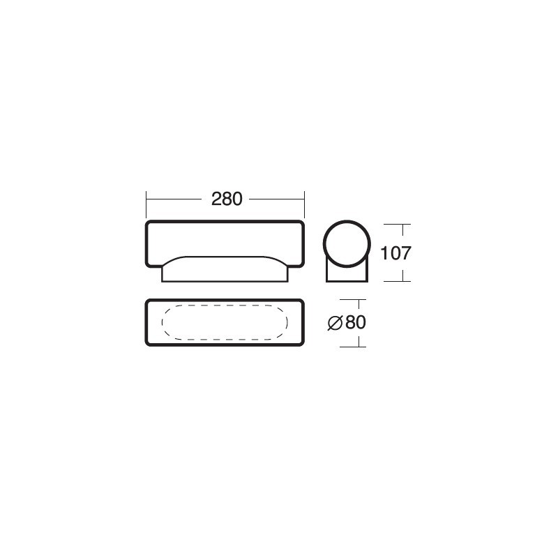 Flora 4 seinavalgusti IP43