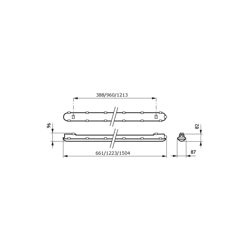 WT120C G2 LED IP65 4000lm 30W industrial luminaire