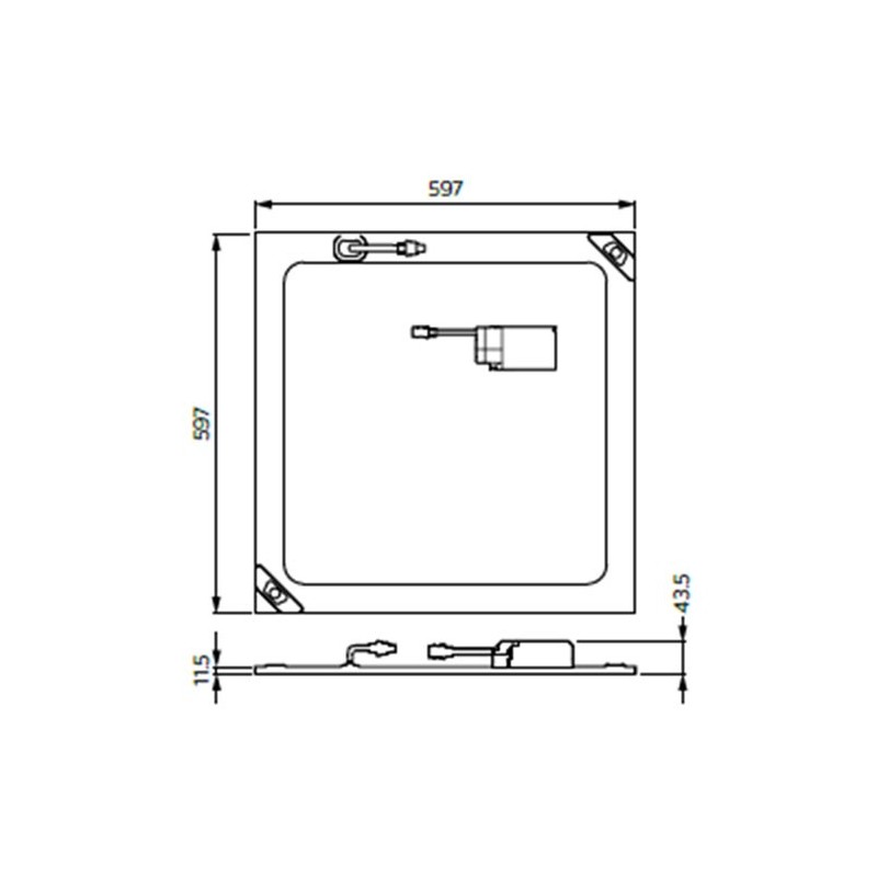 RC065B moodulvalgusti 600x600