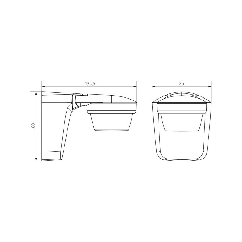 theLuxa S360 liikumisandur 360º 2300W IP55