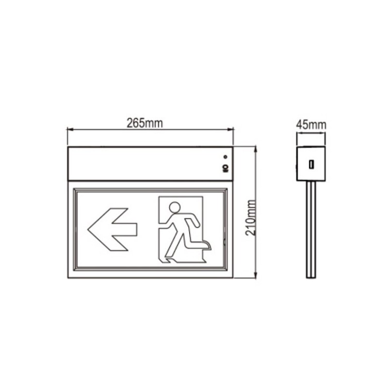 Piana Led turvavalgusti lakke / seinale