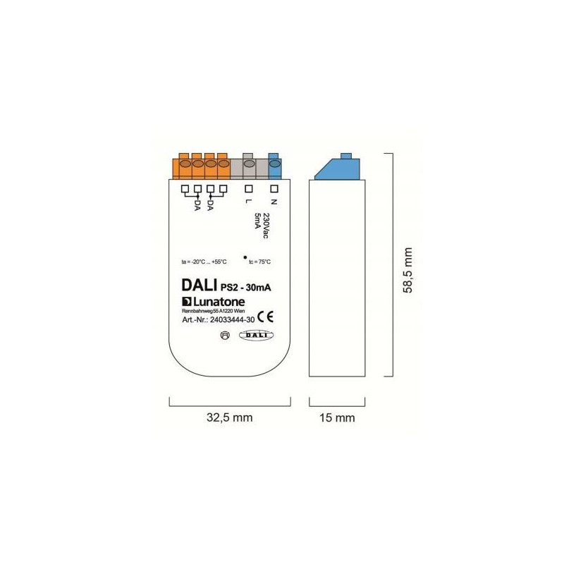 DALI PS2 30mA toiteplokk