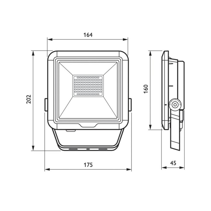 BVP105 prožektor 4500lm IP65
