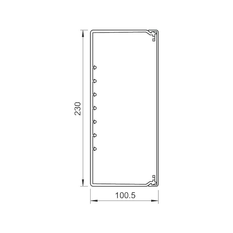 WDK 100230 100x230mm kaablikarbik