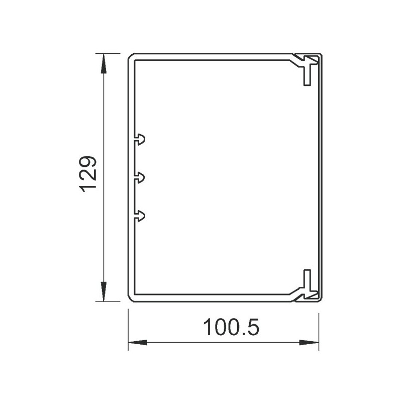 WDK 100130 100x130mm kaablikarbik