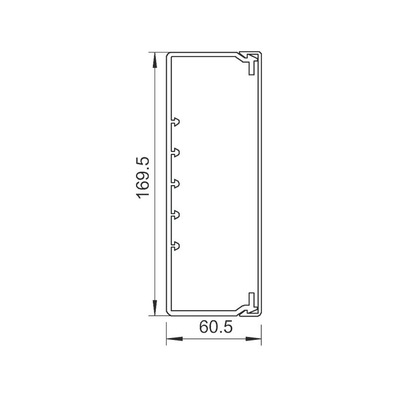 WDK 60170 60x170mm kaablikarbik