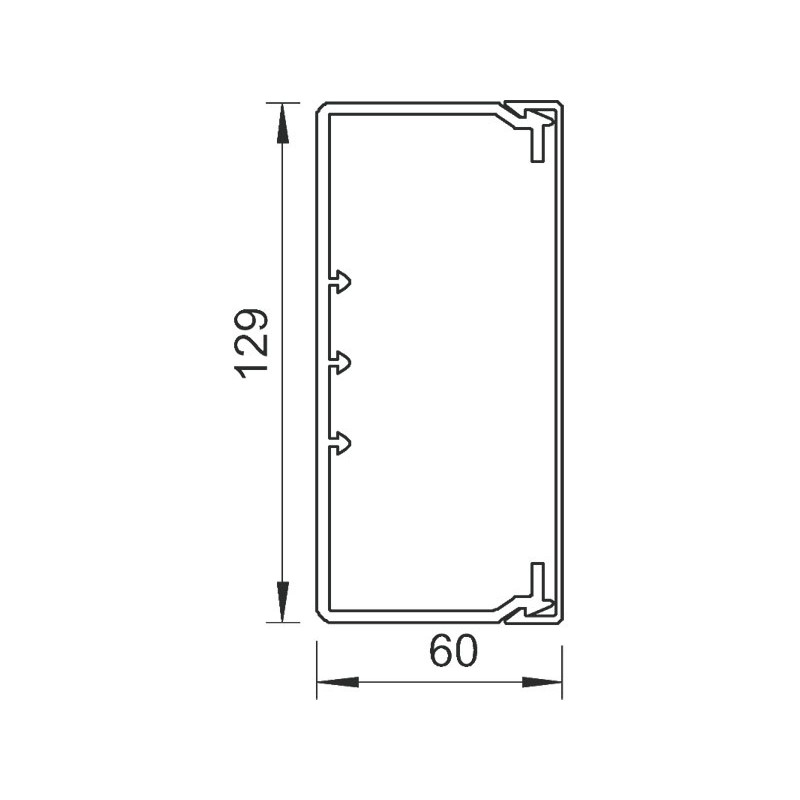 WDK 60130 60x130mm kaablikarbik