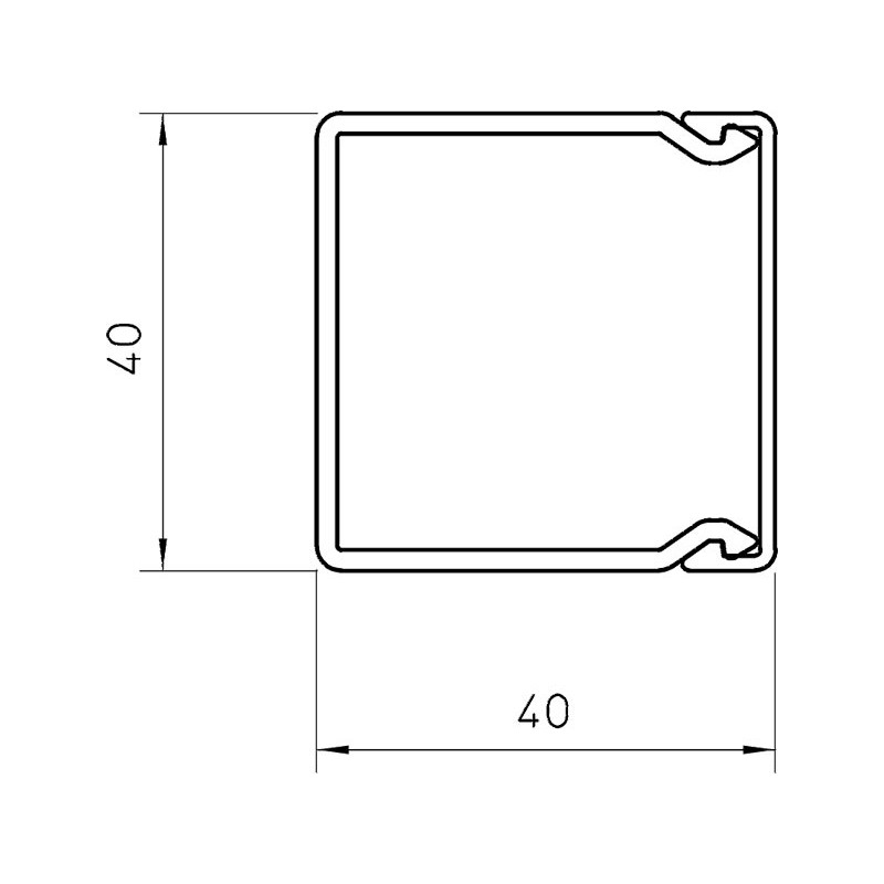 WDK 40040 40x40mm kaablikarbik