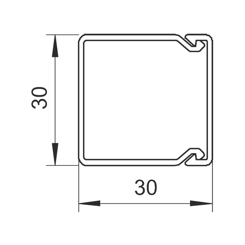 WDK 30030 30x30mm kaablikarbik