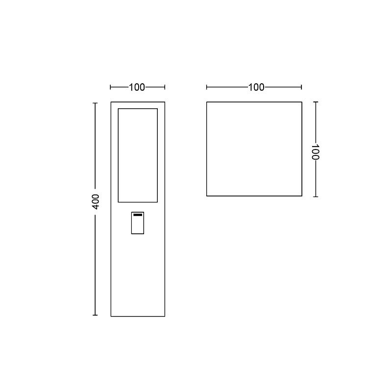 Impress Hue WACA pedestal black 8W