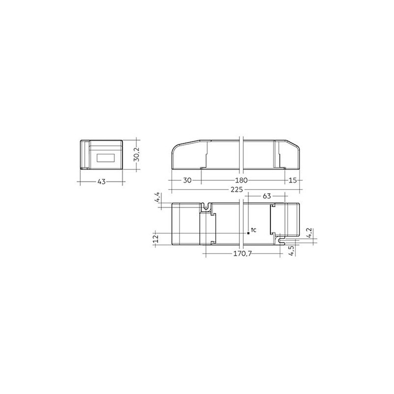 Driver LCA 60W 24V one4all SC PRE