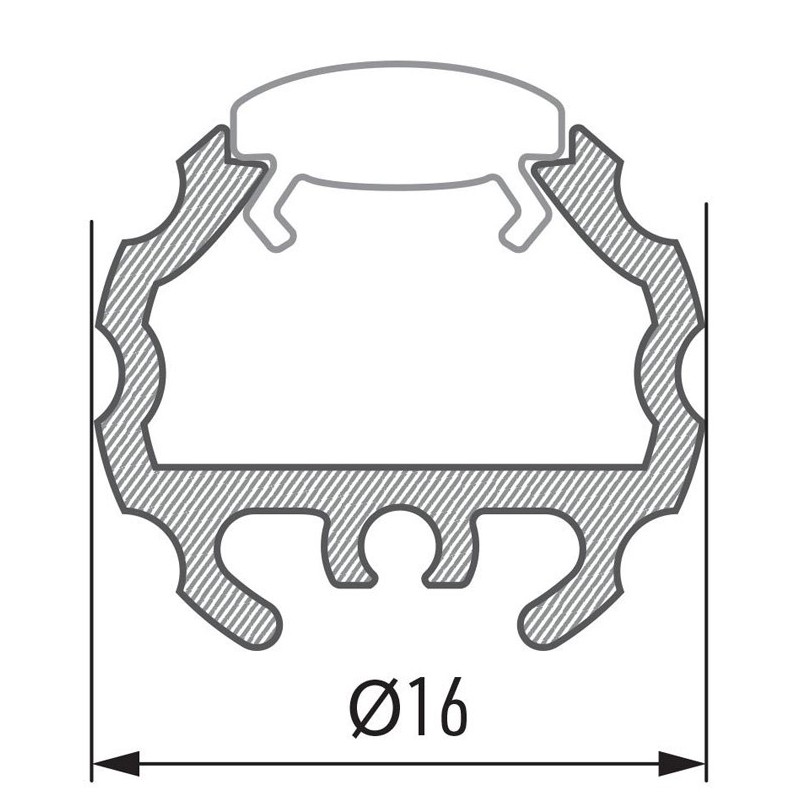 MICO led profiil 16mm