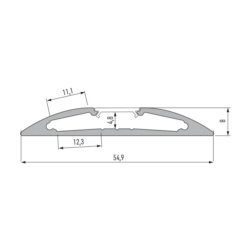 RETO led profiil 55x8mm