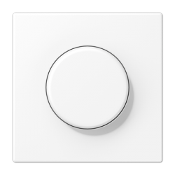 LS990 matt snow white dimmer centre plate