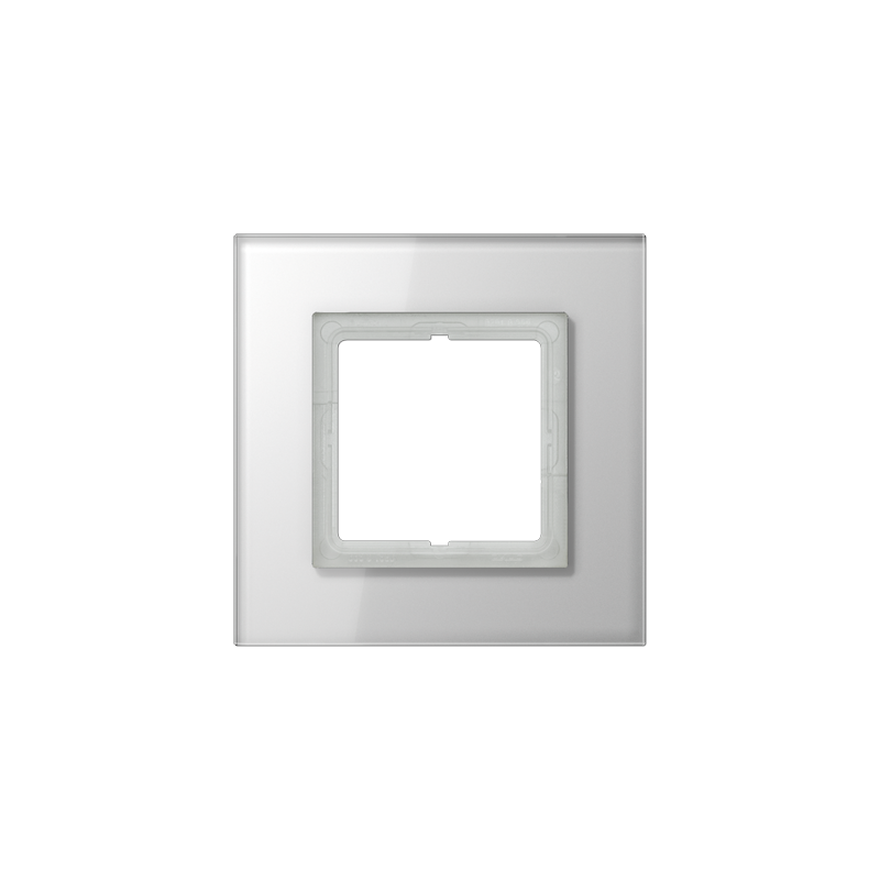 LS Plus white glass frame