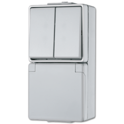 WG 600 pesa + 2-ne lüliti IP44