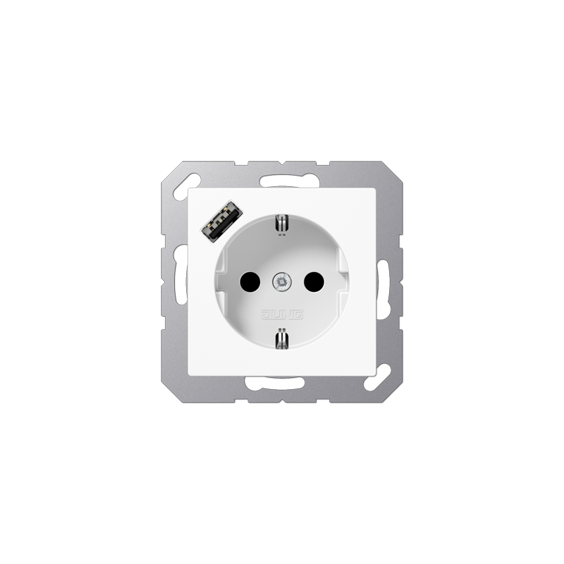 A seeria valge pistikupesa USB A