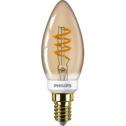 CLA LED küünallamp GOLD B35 E14