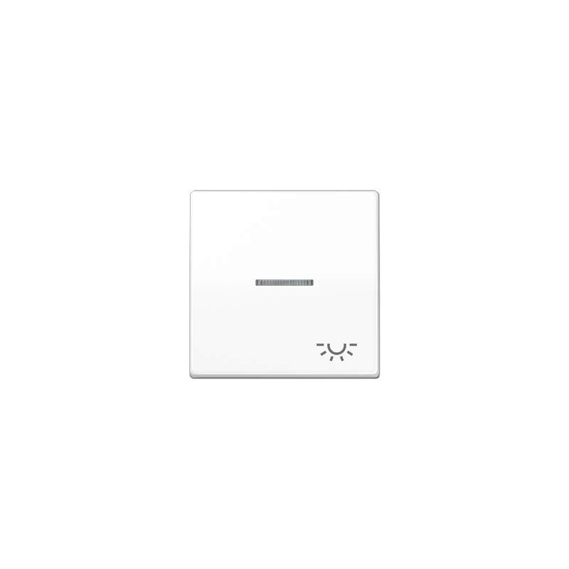 AS500 valge 1-se lüliti kate tulega