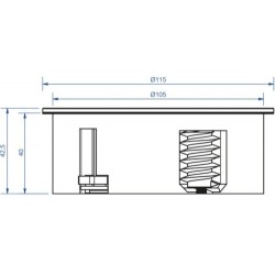 TWIST lauapesa USB laadijaga