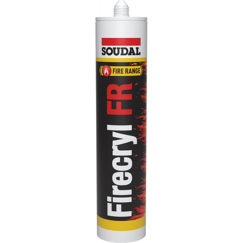 Tulepüsiv valge silikoon Firecryl Soudal 310ml