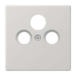 LS 990 SAT centre plate SAT-TV socket lightgray