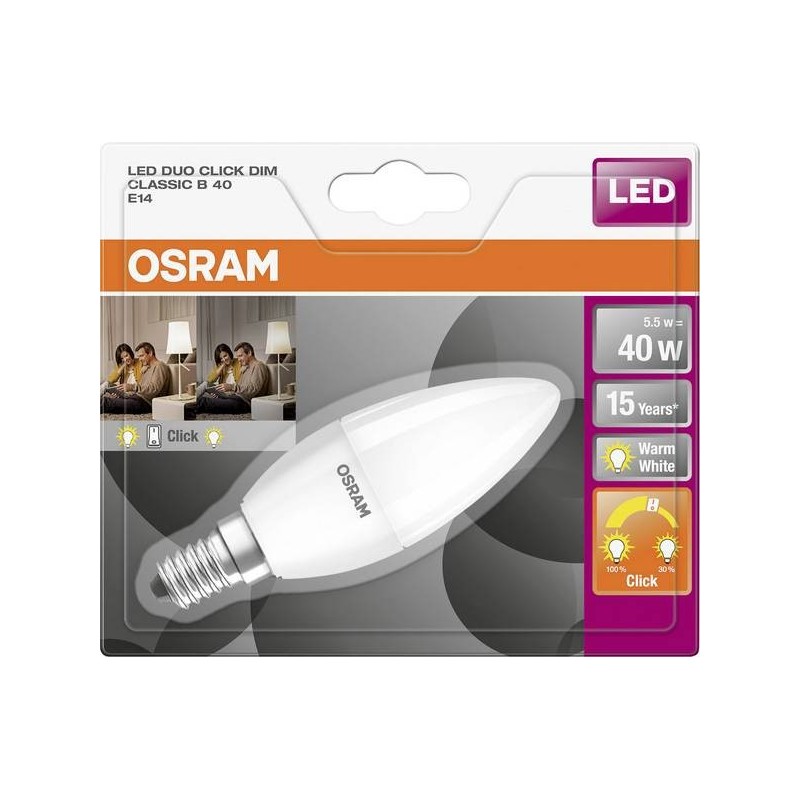 LED STAR B35 küünallamp matt E14