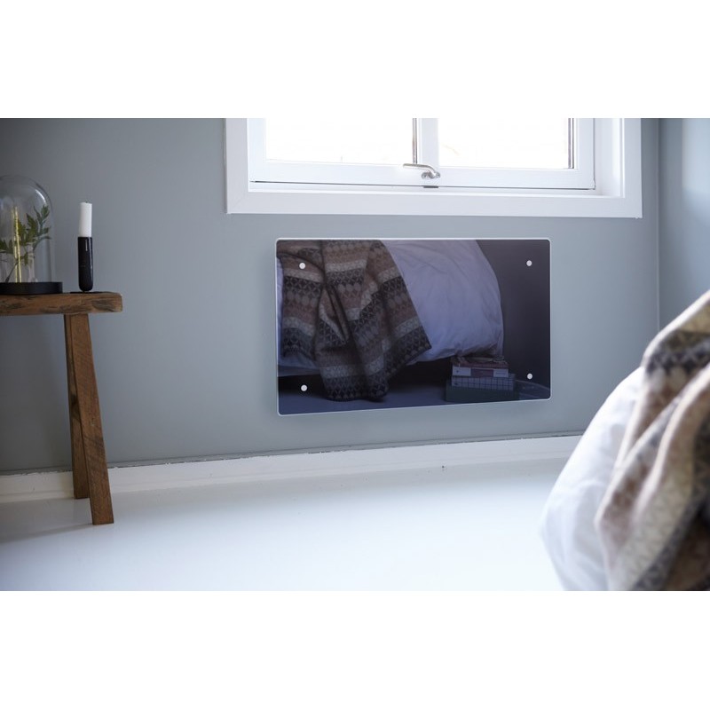 Clea H WiFi glass heater Black