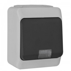 Switch with indicator Nordic IP44