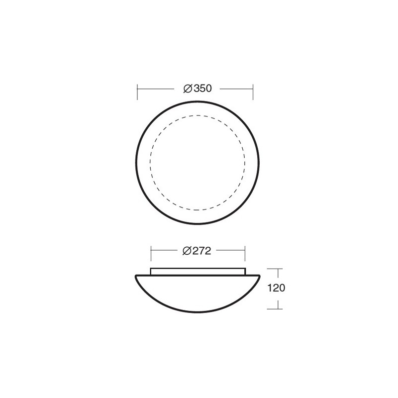 Aura 3 plafoon 350mm