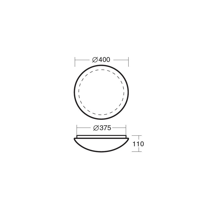 Titan 2 plafoon 400mm