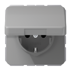 CD500 kaanega pistikupesa IP44 hall