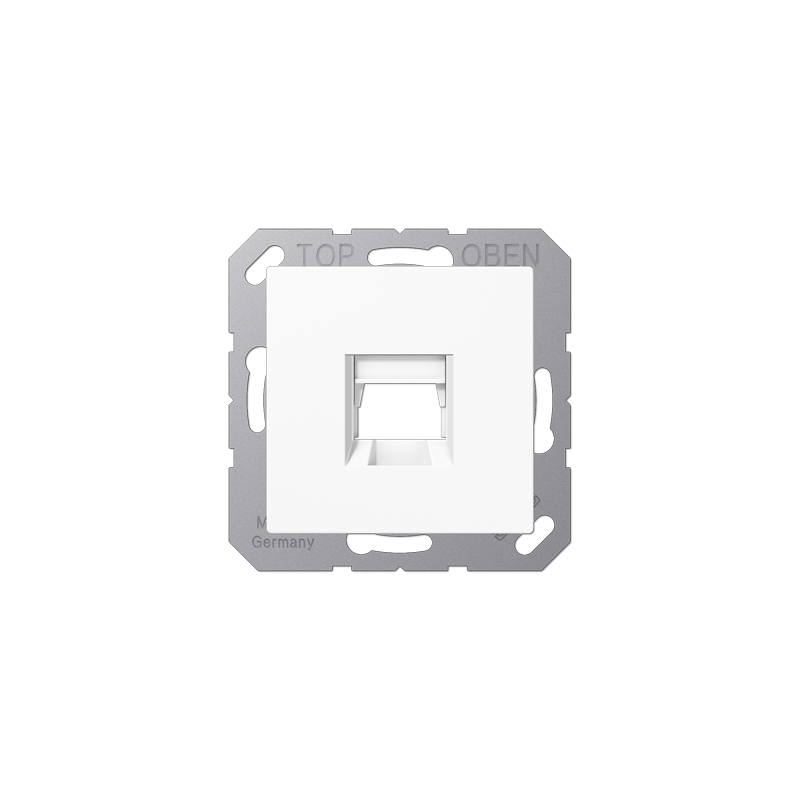 A1569-1WE Keystone center plate white